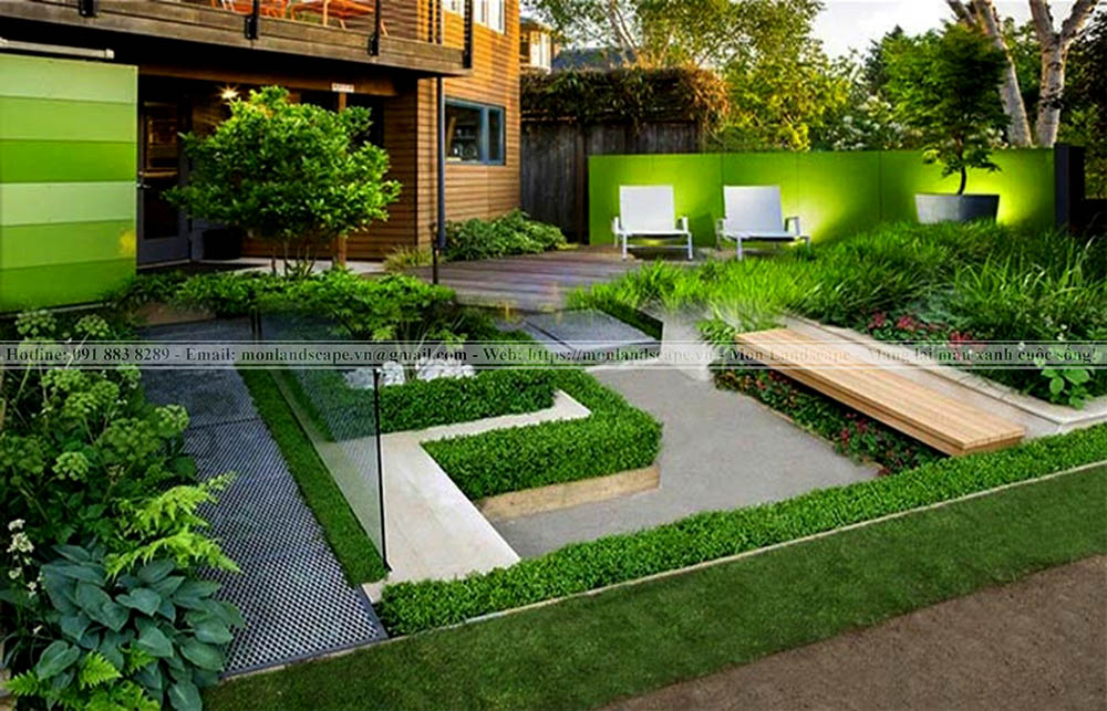 Nguyên tắc thiết kế sân vườn